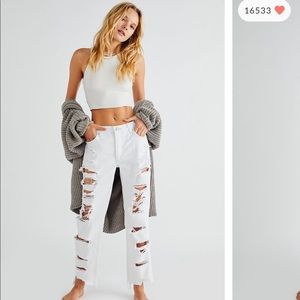 Maggie mid rise straight leg jeans